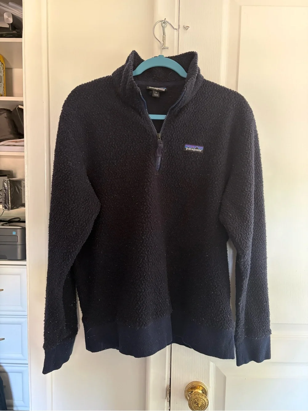 Patagonia Men’s Navy Half-Zip Fleece Pullover